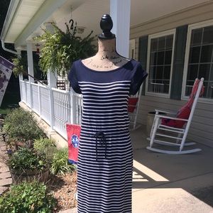 Talbots Soft Drape Jersey Maxi Dress